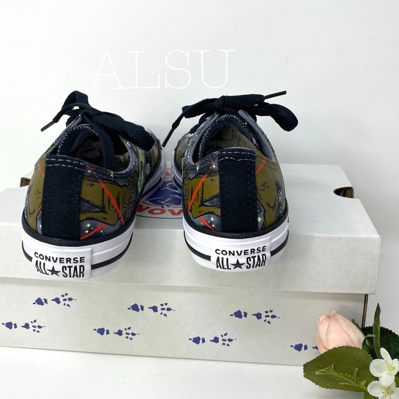 Converse DINO Chuck Taylor OX Canvas Print Kid’s - Picture 7 of 8